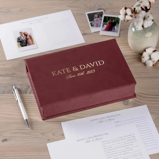 Picture of Velvet Box + Wedding Advice Cards