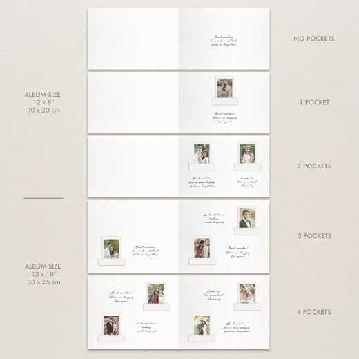 Picture of Velvet Baby Shower Book, Design B245