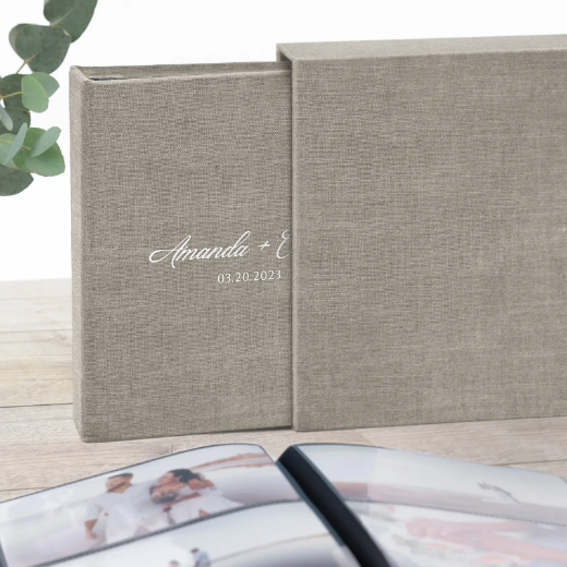 Picture of Linen Slip In Photo Album for 40-400 4x6 or 5x7 Photos