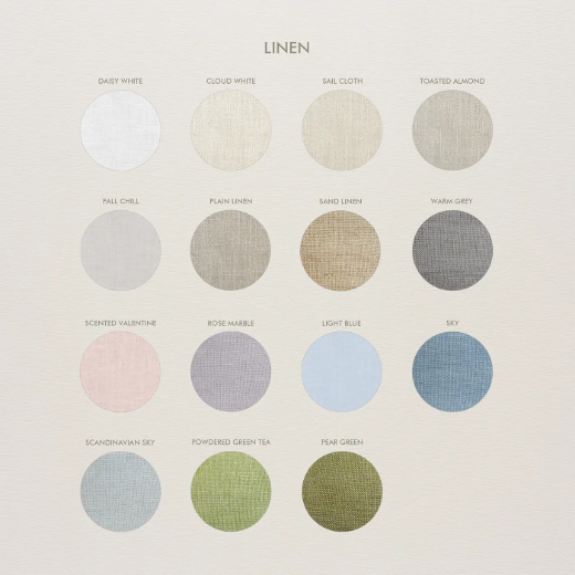 Picture of Linen Wedding Guest Book UV W35