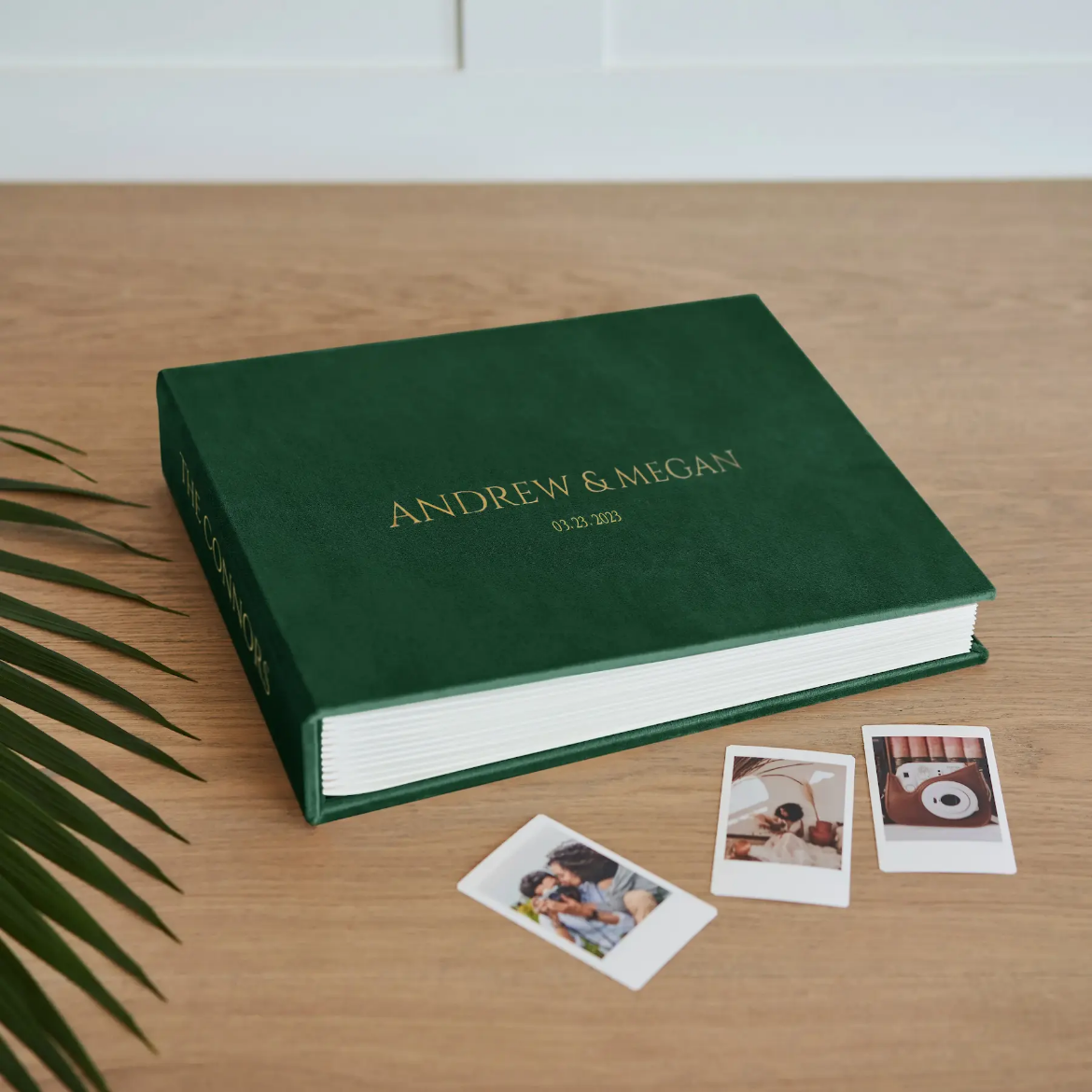 Picture of Velvet Wedding Guest Book