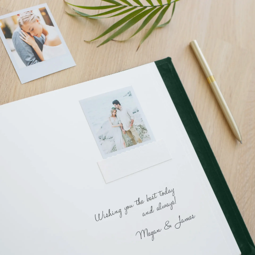 Picture of Velvet Wedding Guest Book