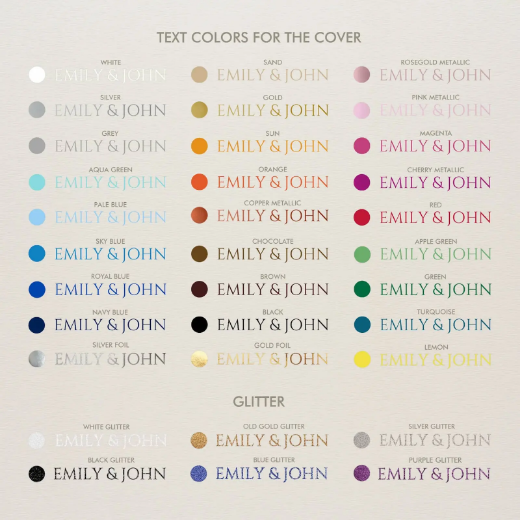 Picture of Velvet Menu Book