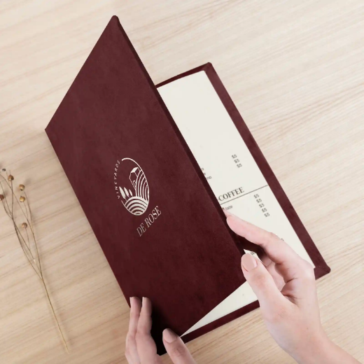 Picture of Velvet Menu Book