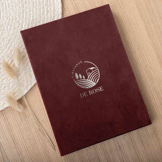 Picture of Velvet Menu Book