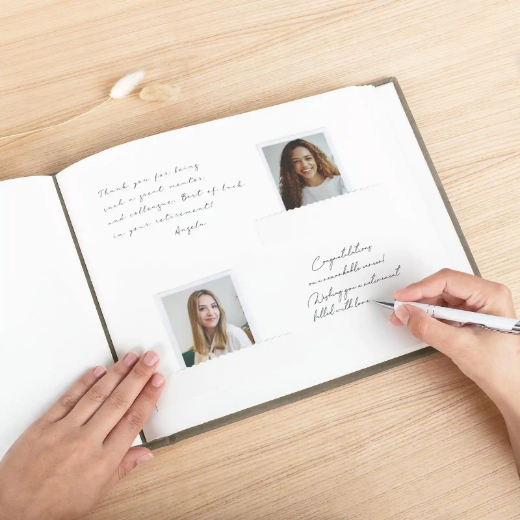 Picture of Leather Retirement Book