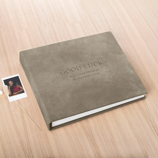 Picture of Leather Retirement Book