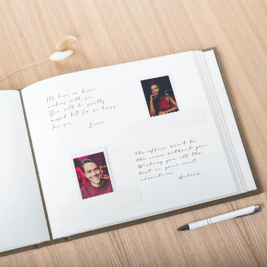 Picture of Leather Retirement Book