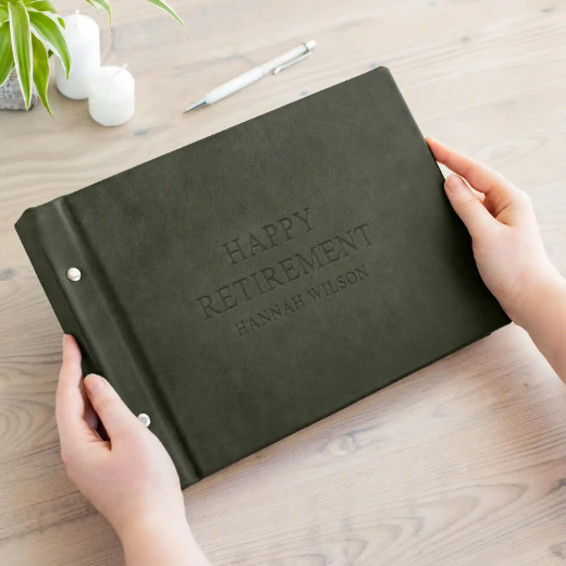 Picture of Leather Retirement Book