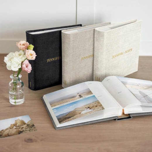 Picture of Linen Slip In Photo Album for 200 4x6 or 5x7 Photos