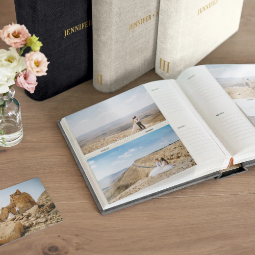 Picture of Linen Slip In Photo Album for 200 4x6 or 5x7 Photos