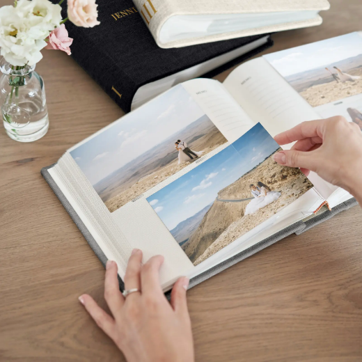 Picture of Linen Slip In Photo Album for 200 4x6 or 5x7 Photos