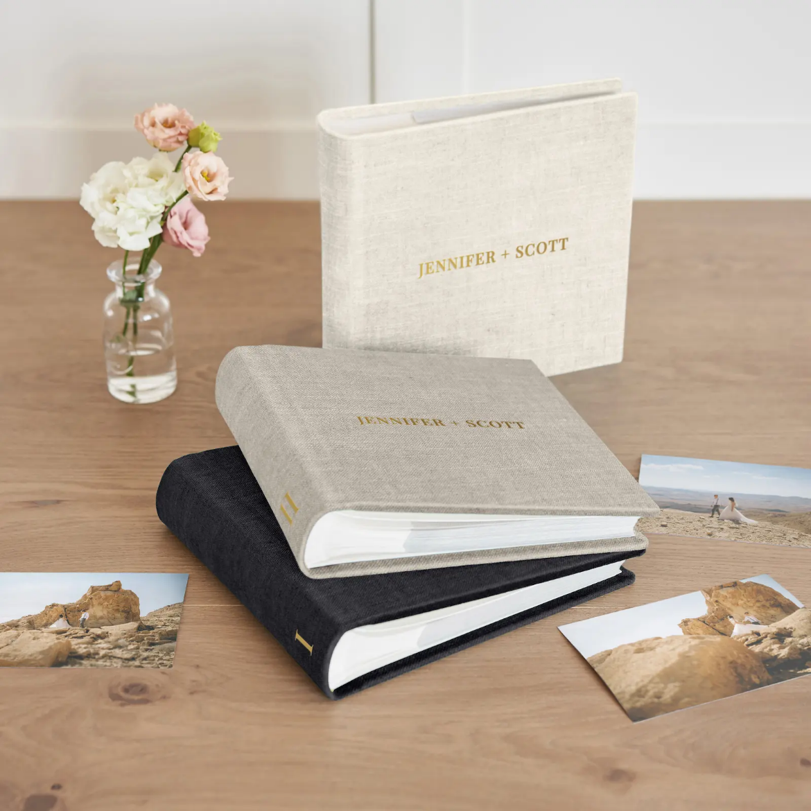 Picture of Linen Slip In Photo Album for 200 4x6 or 5x7 Photos