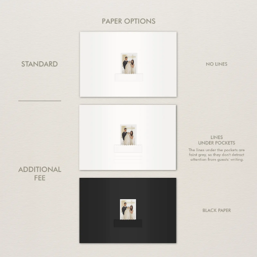 Picture of Velvet Wedding Guest Book Vertical W143