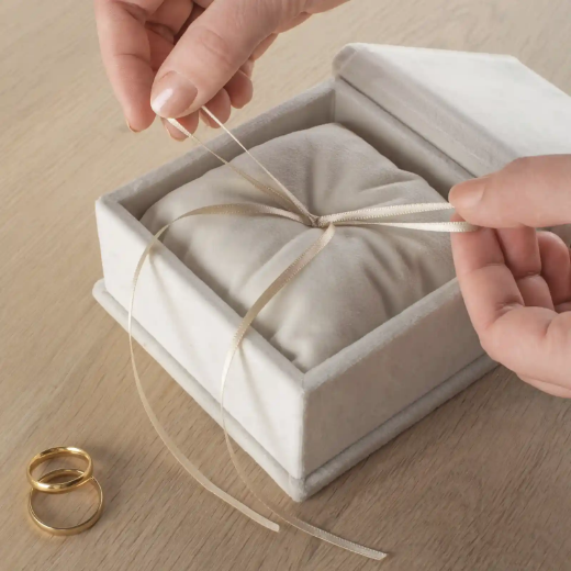 Picture of Velvet Ring Bearer Box
