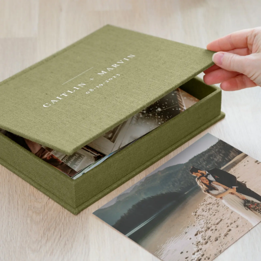 Picture of Linen Keepsake Box