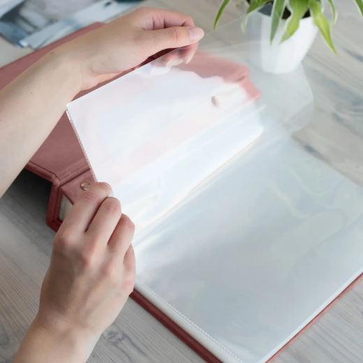 Picture of Velvet Baby Slip In Photo Album for 8x10 Photos