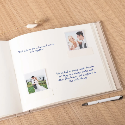 Picture of Velvet Wedding Guest Book