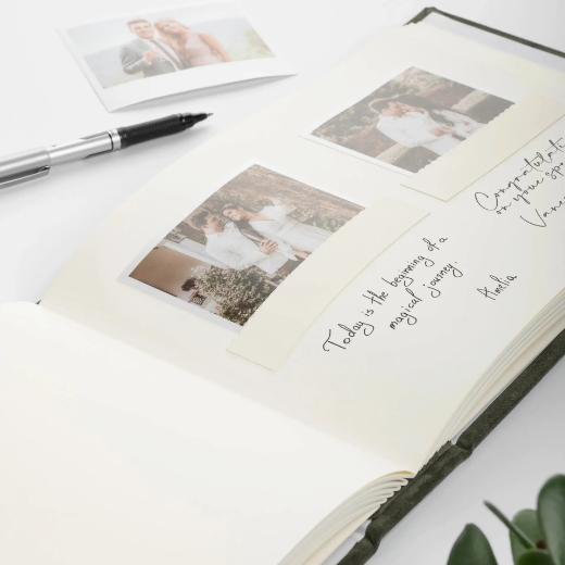 Picture of Eco Leather Wedding Guest Book