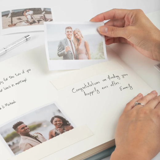 Picture of Eco Leather Wedding Guest Book