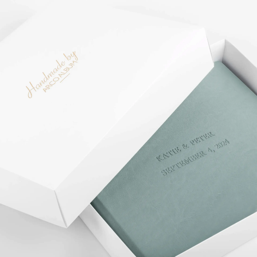 Picture of Eco Leather Wedding Guest Book