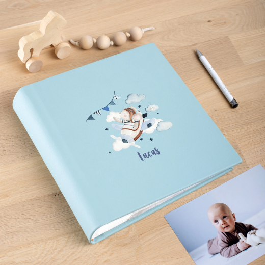 Picture of Eco Leather Baby Slip In Photo Album for 200 4x6 or 5x7  Photos