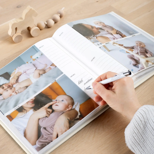 Picture of Eco Leather Baby Slip In Photo Album for 200 4x6 or 5x7 Photos