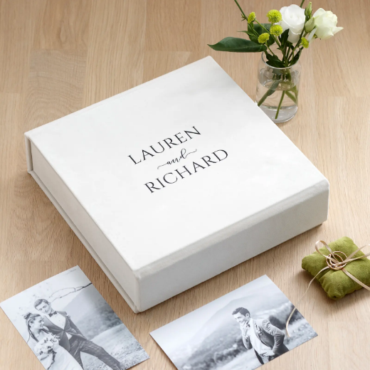 Picture of Velvet Keepsake Box Magnet Closure