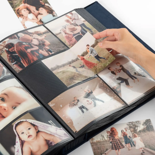 Picture of Velvet Slip In Photo Album for 100-1000 4x6 Photos