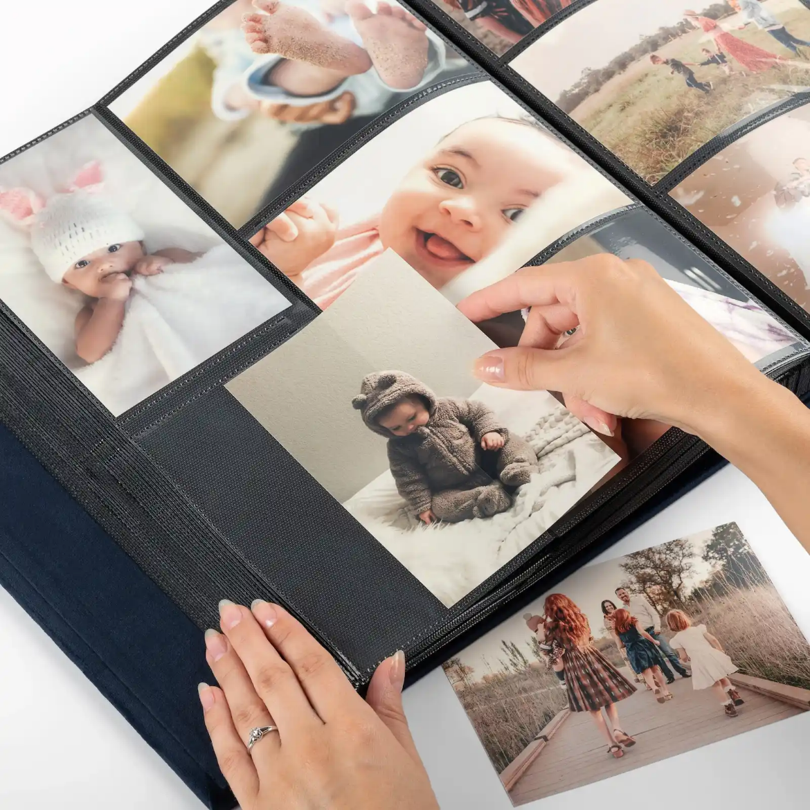 Picture of Velvet Slip In Photo Album for 100-1000 4x6 Photos