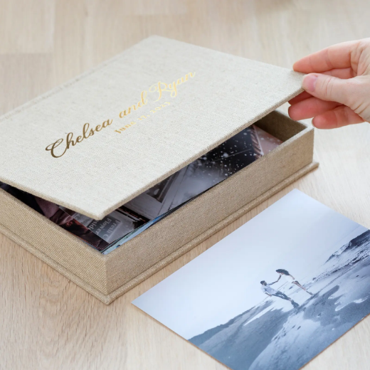 Picture of Linen Keepsake Box