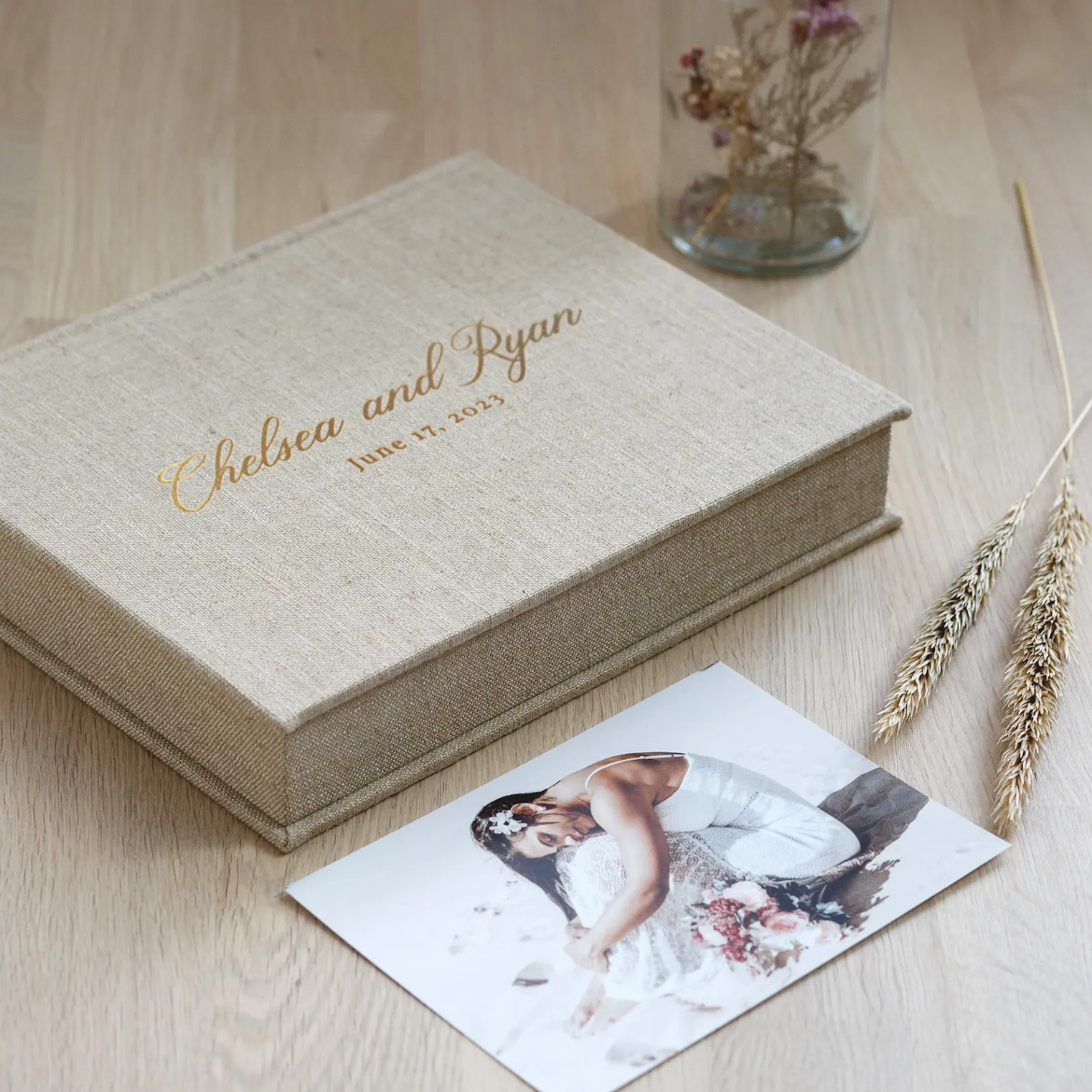 Picture of Linen Keepsake Box