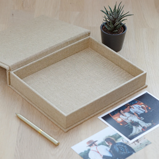 Picture of Linen Keepsake Box