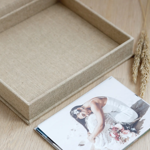 Picture of Linen Keepsake Box