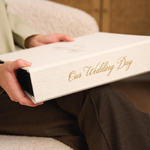 Picture of Linen Slip In Photo Album for 120-1200 4x6 Photos