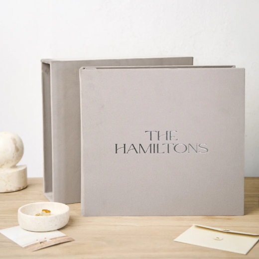 Picture of Velvet Slip In Photo Album for 120-1200 4x6 Photos