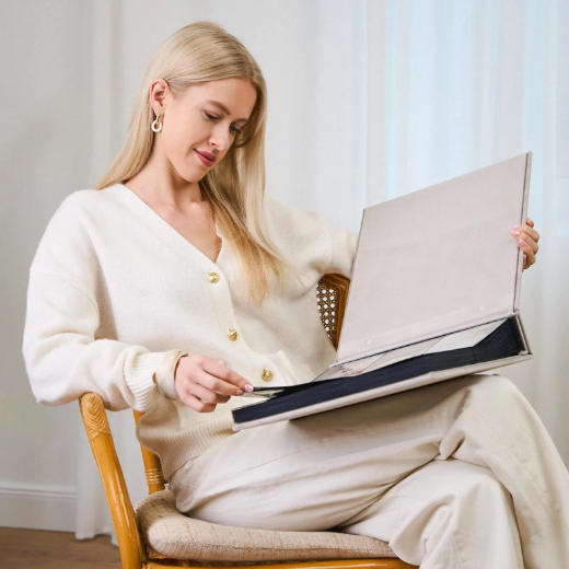 Picture of Velvet Slip In Photo Album for 120-1200 4x6 Photos