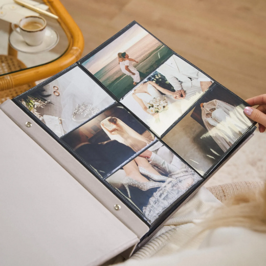 Picture of Velvet Slip In Photo Album for 120-1200 4x6 Photos