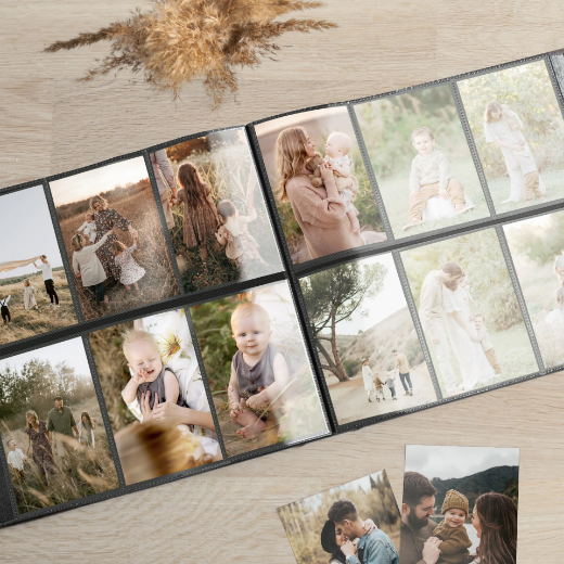 Picture of Velvet Slip In Photo Album for 120-1200 4x6 Photos, Design M27