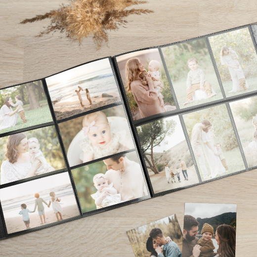 Picture of Velvet Slip In Photo Album for 120-1200 4x6 Photos, Design M27