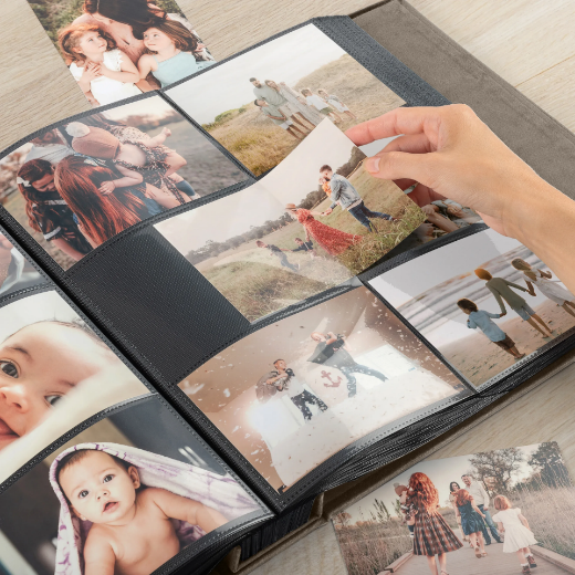 Picture of Velvet Slip In Photo Album for 120-1200 4x6 Photos, Design M27