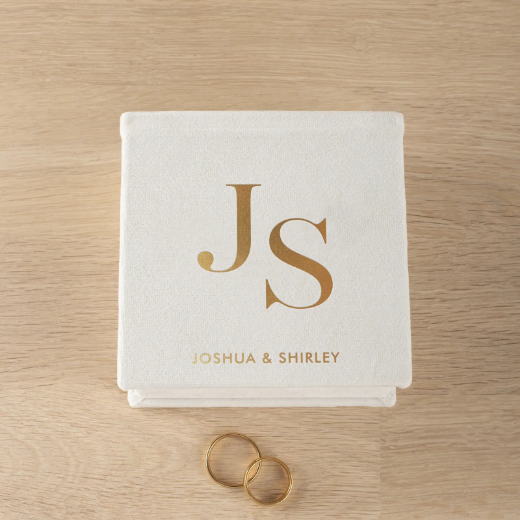 Picture of Velvet Ring Bearer Box