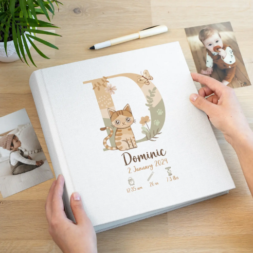 Picture of Linen Baby Traditional Photo Album