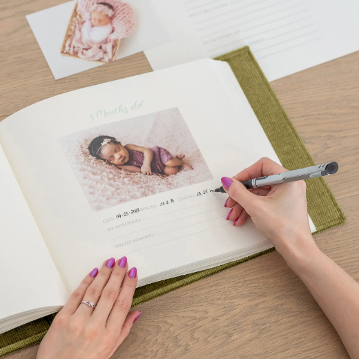 Picture of Linen Baby Photo Book
