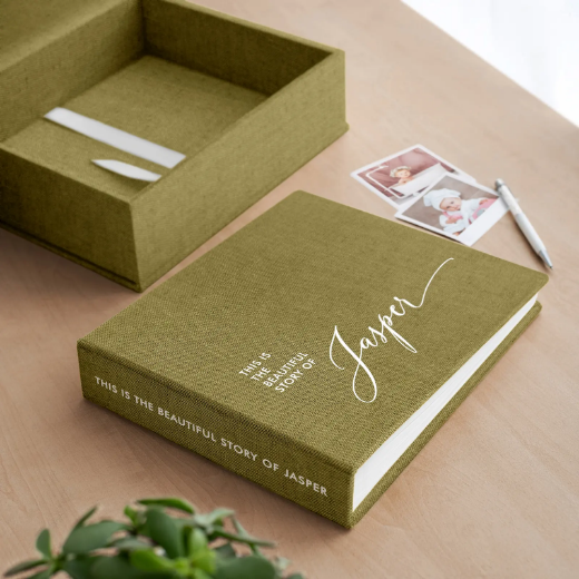 Picture of Linen Baby Photo Book