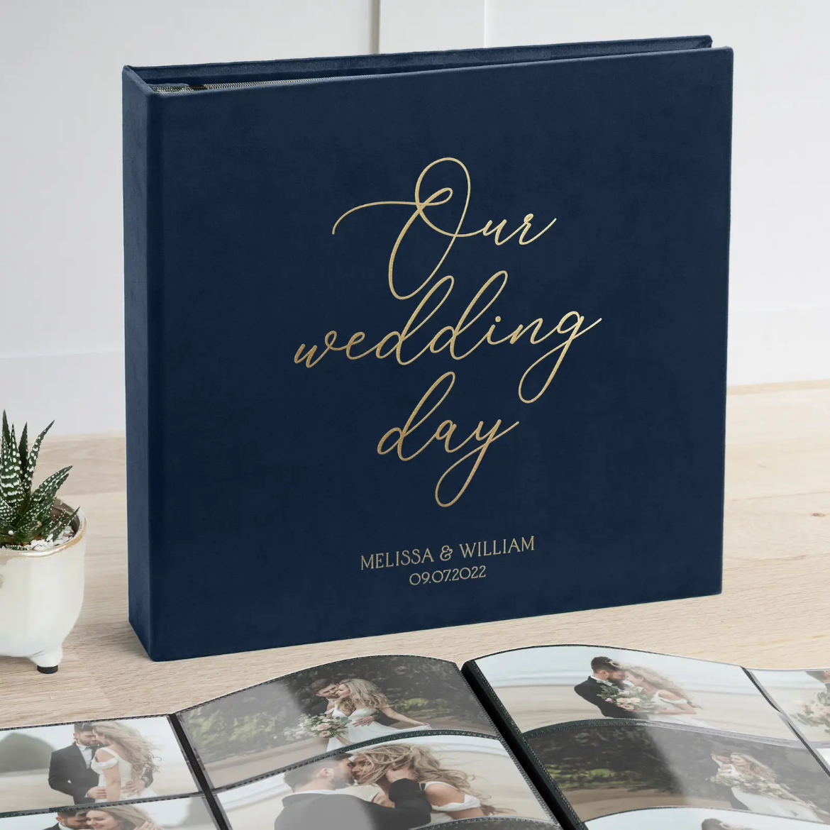 Picture of Velvet Slip In Photo Album for 120-1200 4x6 Photos