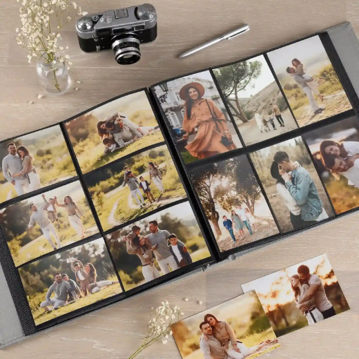 Picture of Linen Slip In Photo Album for 120-1200 4x6 Photos, Design W136