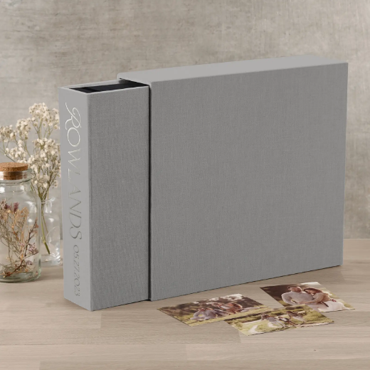 Picture of Linen Slip In Photo Album for 120-1200 4x6 Photos, Design W136