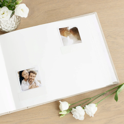 Picture of Suede Wedding Guest Book