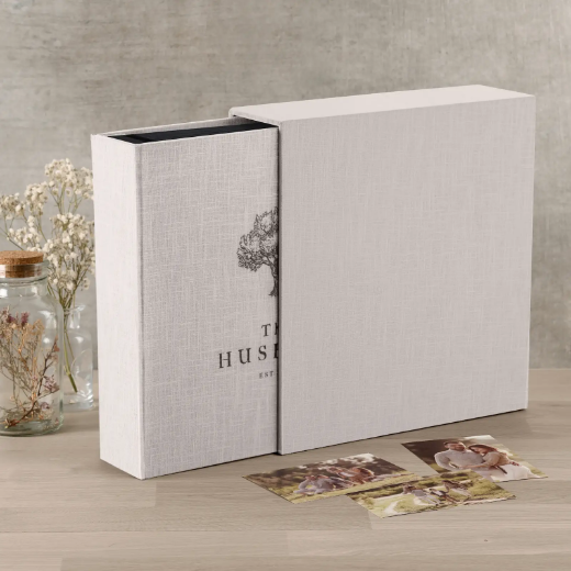 Picture of Linen Slip In Photo Album for 100-1000 4x6 Photos, Design M2